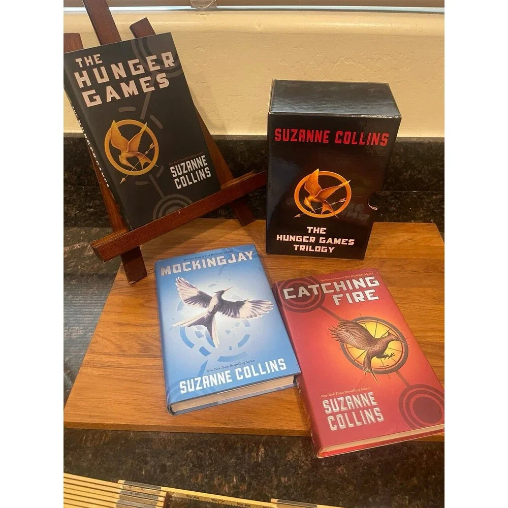 Hardcover Hunger Games Trilogy Series- 3 Books By Suzanne Collins